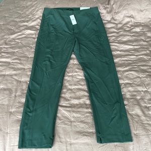 Ann Taylor The Audrey pant, high rise, size 12, dark sage green, new with tags